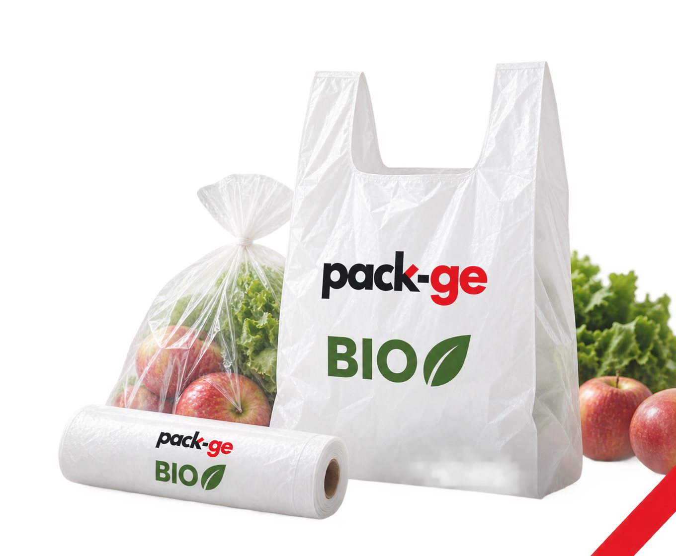 Pack-ge: ბიოდეგრადირებადი BIO პარკები ბოსტნეულითა და ხილით