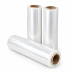 Three rolls of 50 cm stretch film, 23 µm